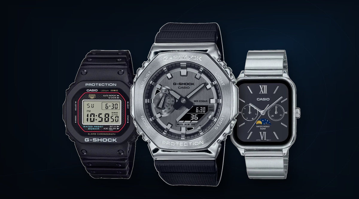 Casio watches at WristBear — collection banner