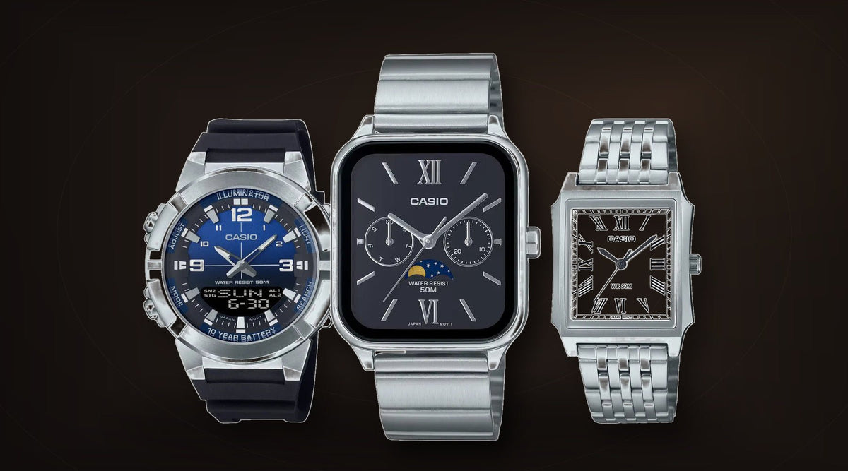 Casio Classic watches at WristBear — collection banner