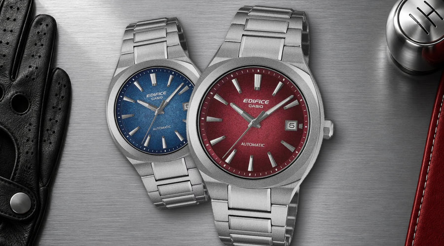 Casio Edifice watches at WristBear: EFK-200D-4A and EFK-200D-2A