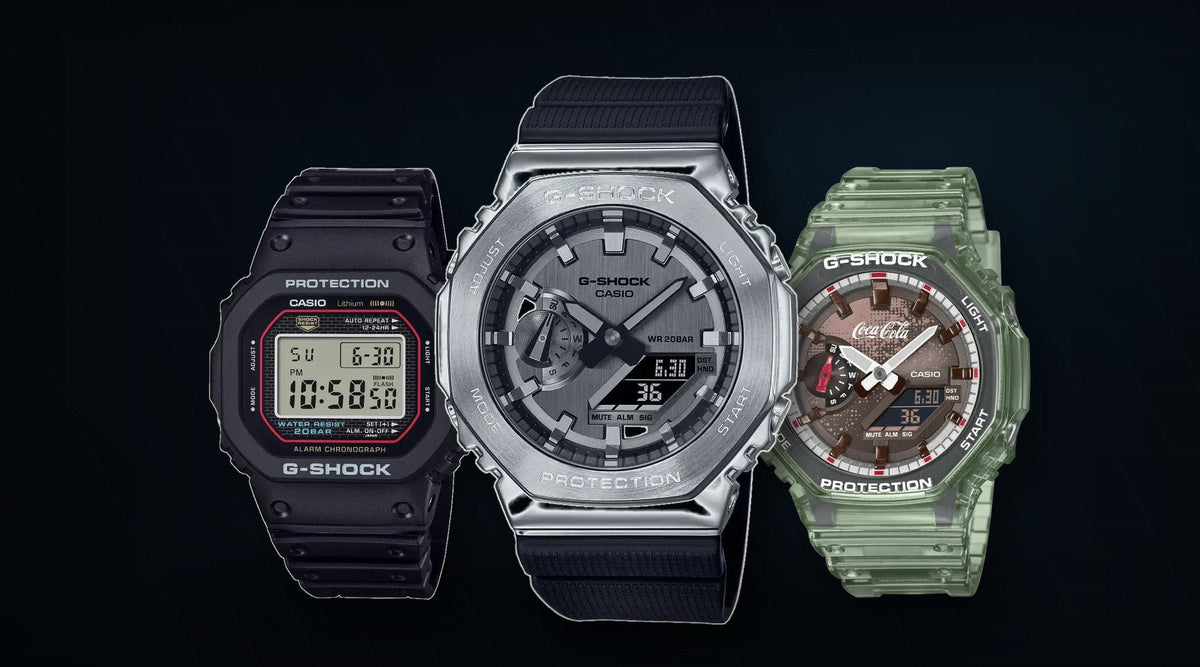 Casio G-Shock watches at WristBear — collection banner