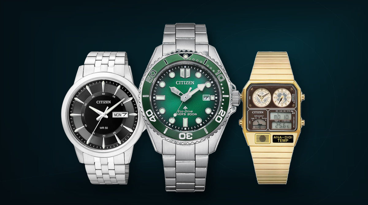 Citizen watches at WristBear — collection banner