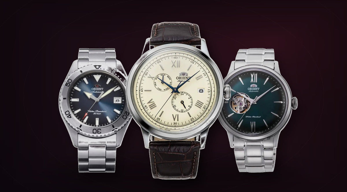 Orient watches at WristBear — collection banner