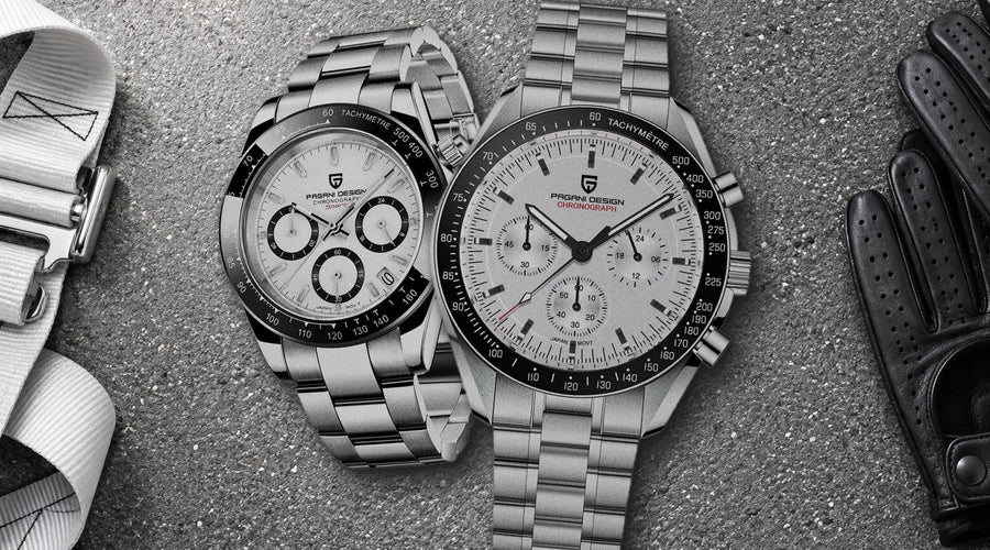 Pagani Design Chronograph watches at WristBear: PD-1701 and PD-1644