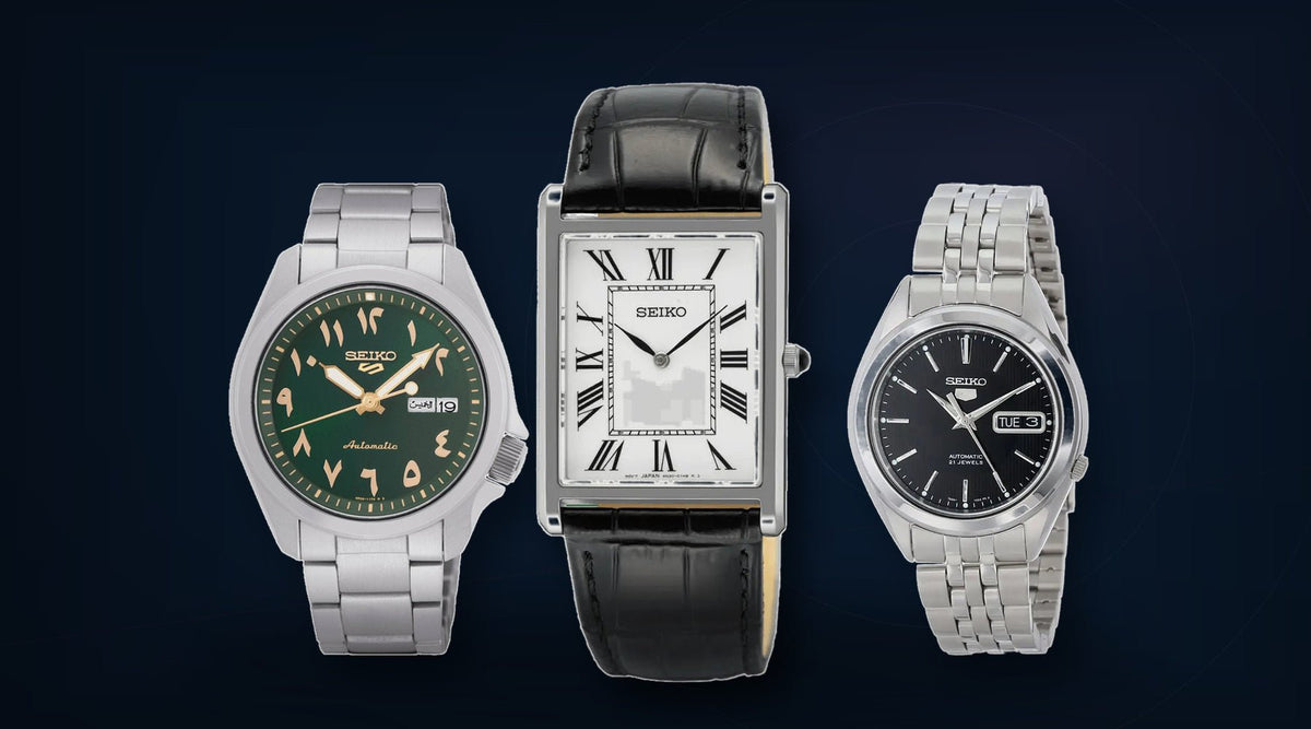 Seiko watches at WristBear — collection banner