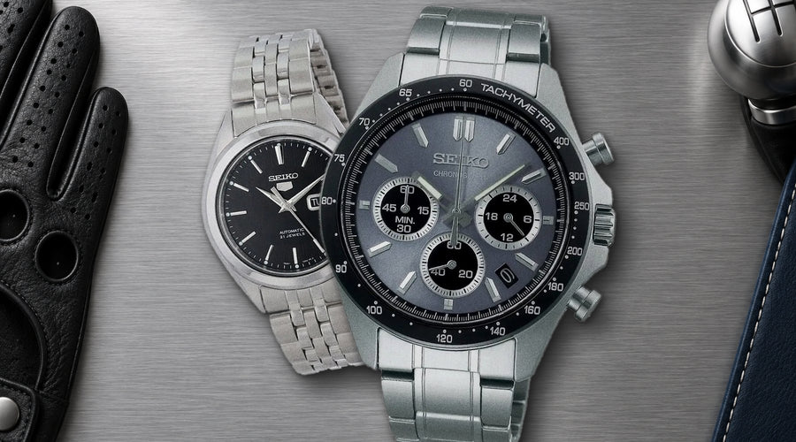 Seiko watches at WristBear: SBTR027 and SNKL23K1