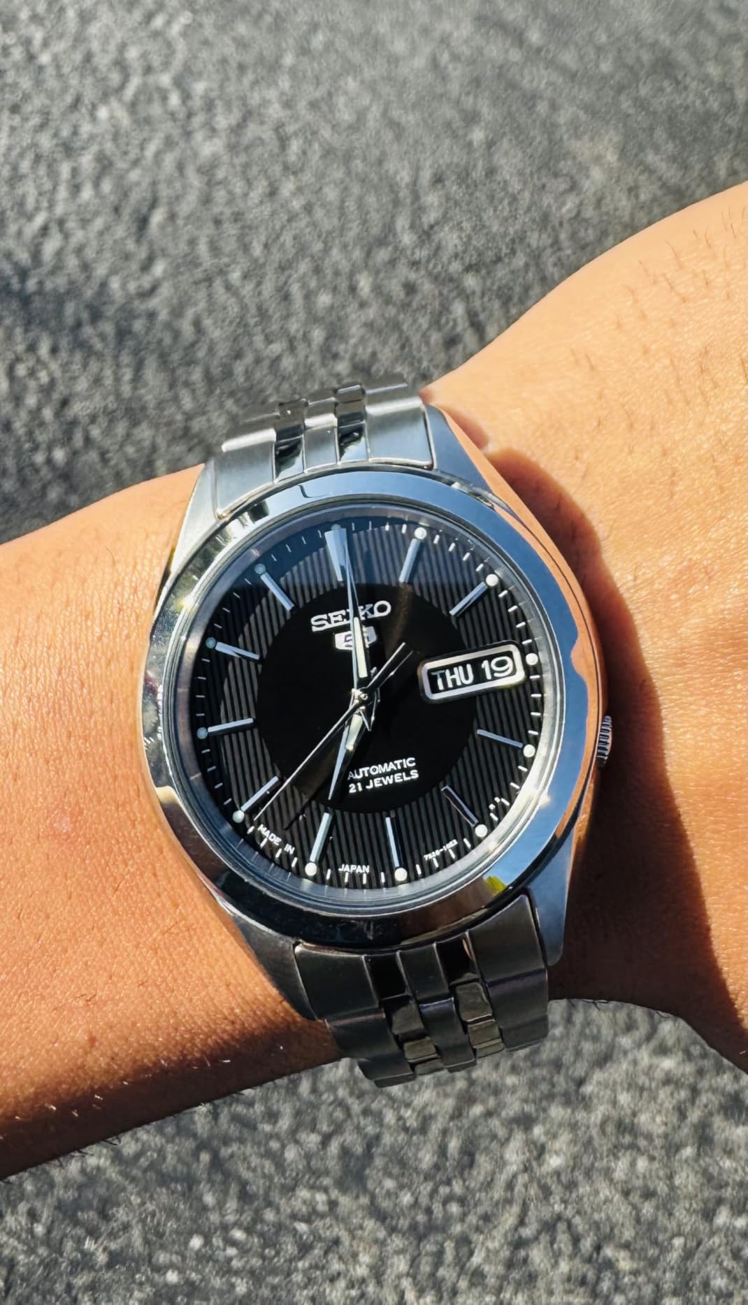 Seiko 5 SNKL23K1 21 Jewels Automatic Men's Watch
