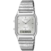 Casio Vintage AQ-230ELT-7A x Liberty London Analog-Digital Silver Dial Stainless Steel Unisex Watch
