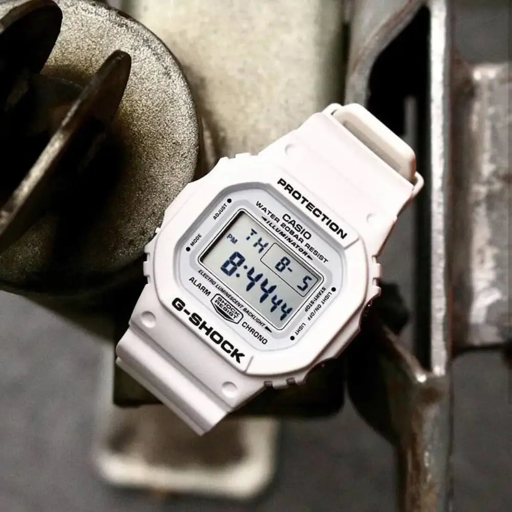 Casio G-Shock DW-5600MW-7DR Marine White Digital Resin Band Watch