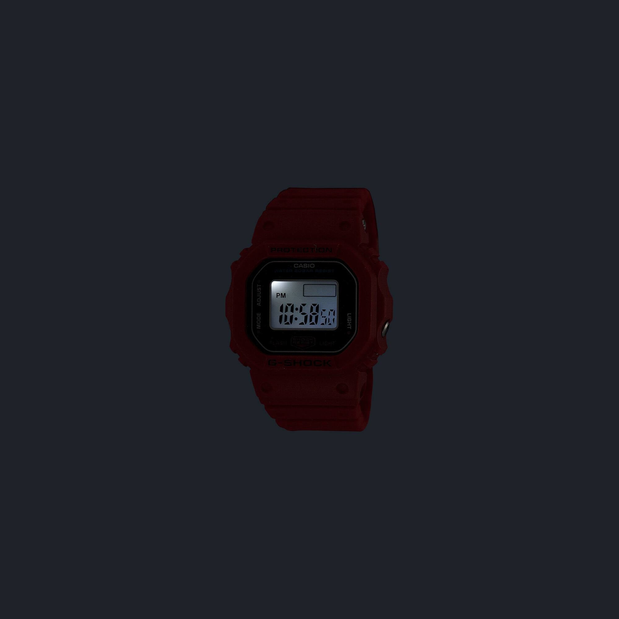 Casio G-Shock Nano DWN-5600-4 Digital Ring Watch Red