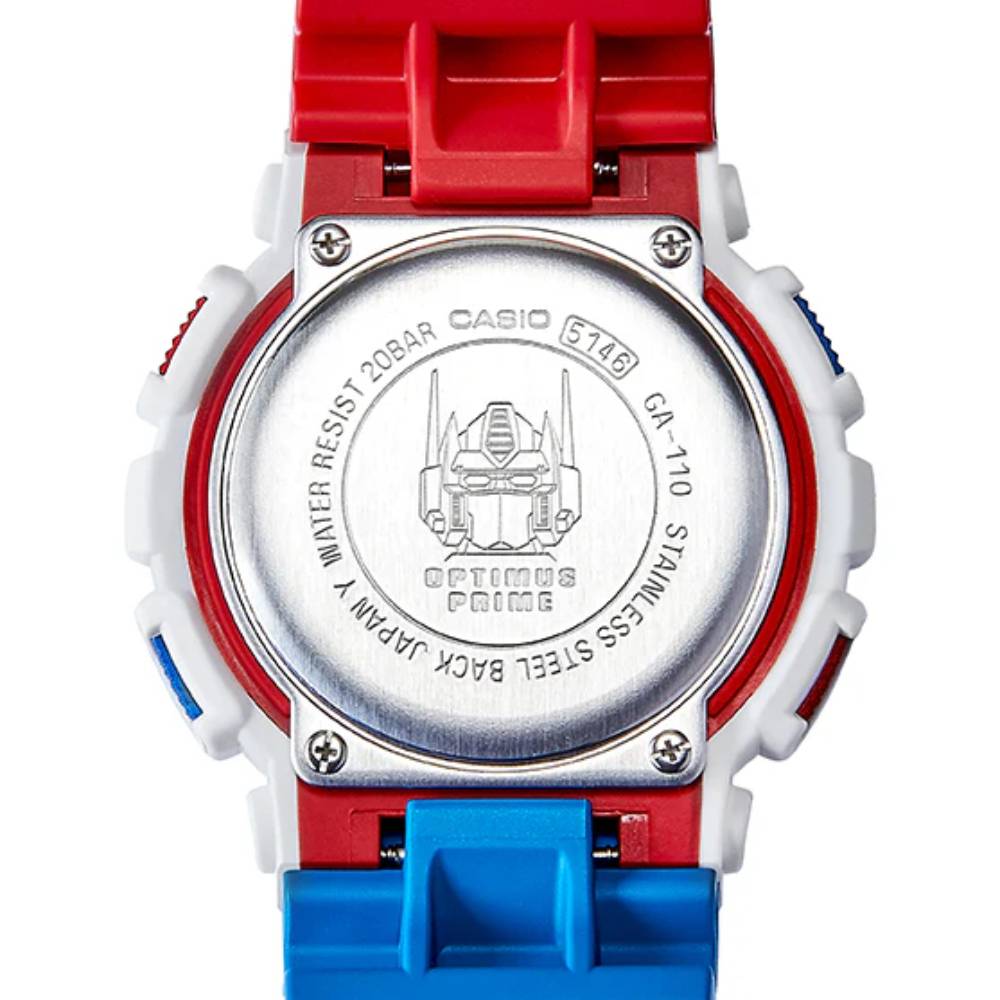 Casio G-Shock GA-110OPT22-7BFT Transformers Edition Analog-Digital Quartz Resin Band Watch