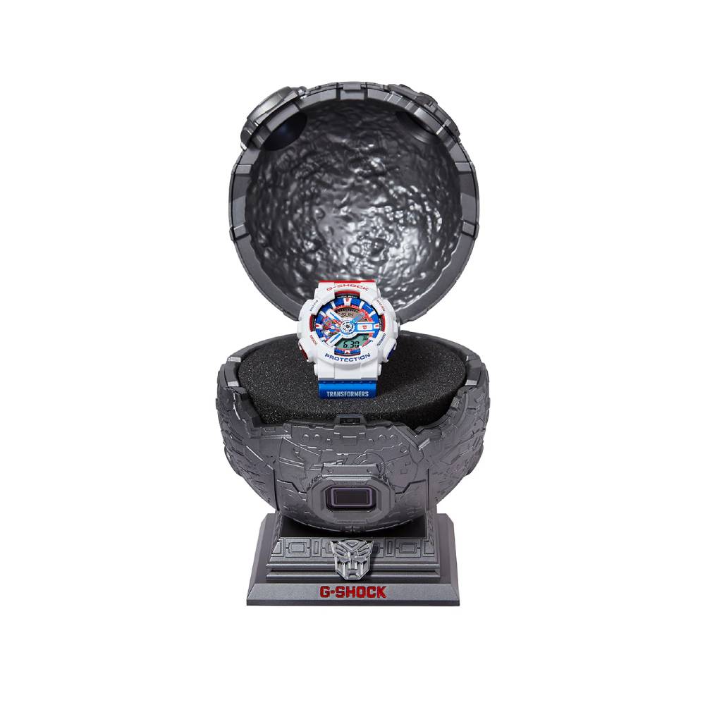 Casio G-Shock GA-110OPT22-7BFT Transformers Edition Analog-Digital Quartz Resin Band Watch