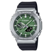 Casio G-Shock GBM-2100A-1A3 Tough Solar Bluetooth Green Dial Black Resin Strap Men's Watch