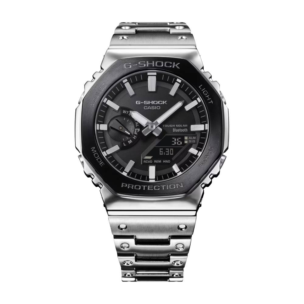 Casio G-Shock GM-B2100BT-1ADR Full Metal Bluetooth Tough Solar Watch