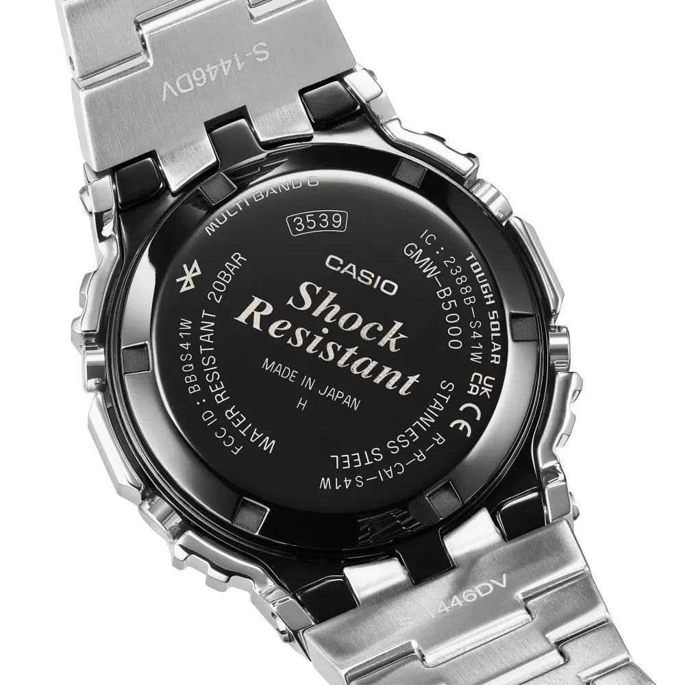 Casio G-Shock GMW-B5000D-2DR Tough Solar Blue Digital Stainless Steel Watch – view 3