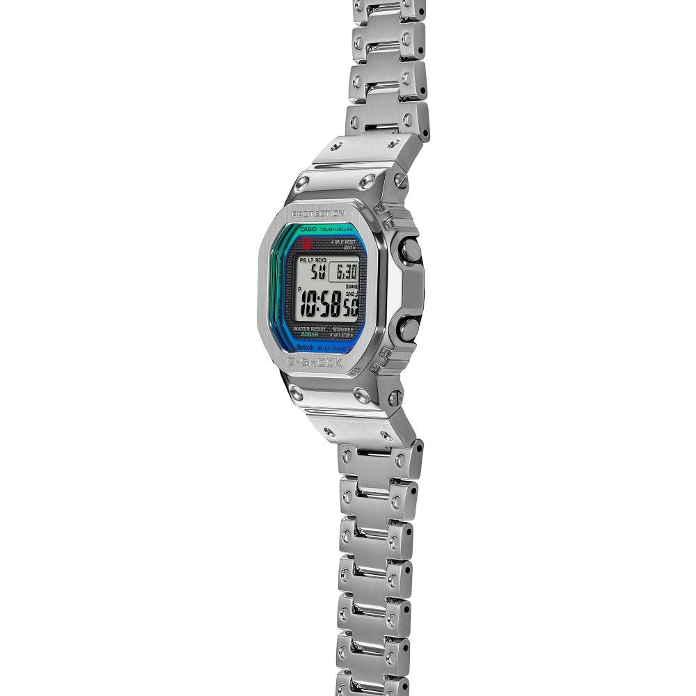 Casio G-Shock GMW-B5000PC-1DR Full Metal Rainbow Accent Bluetooth Tough Solar Watch