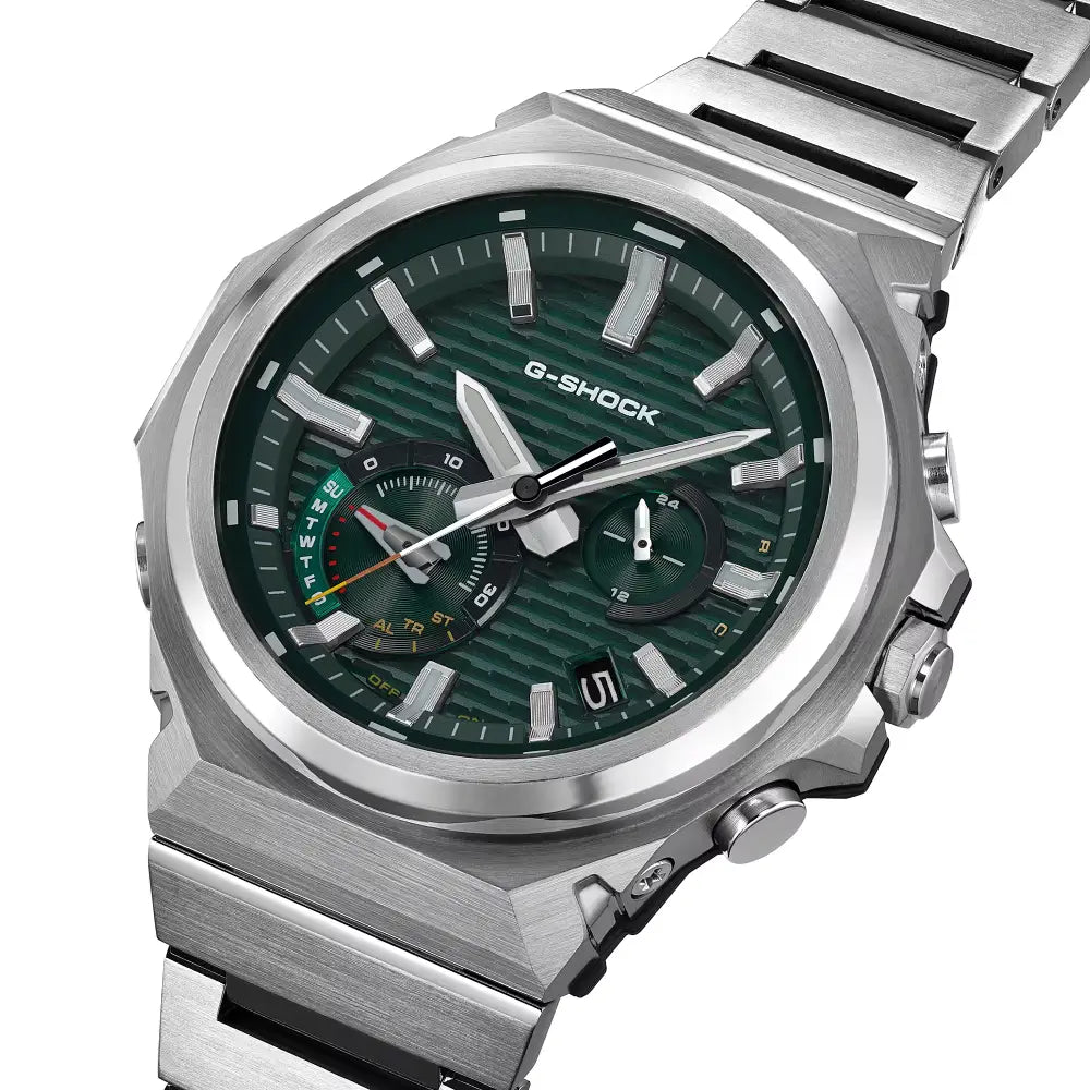 Casio G-Shock GST-B1000D-3A G-STEEL Green Dial Stainless Steel Tough Solar Bluetooth Men's Watch – view 3