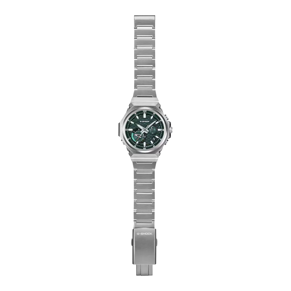 Casio G-Shock GST-B1000D-3A G-STEEL Green Dial Stainless Steel Tough Solar Bluetooth Men's Watch – view 4