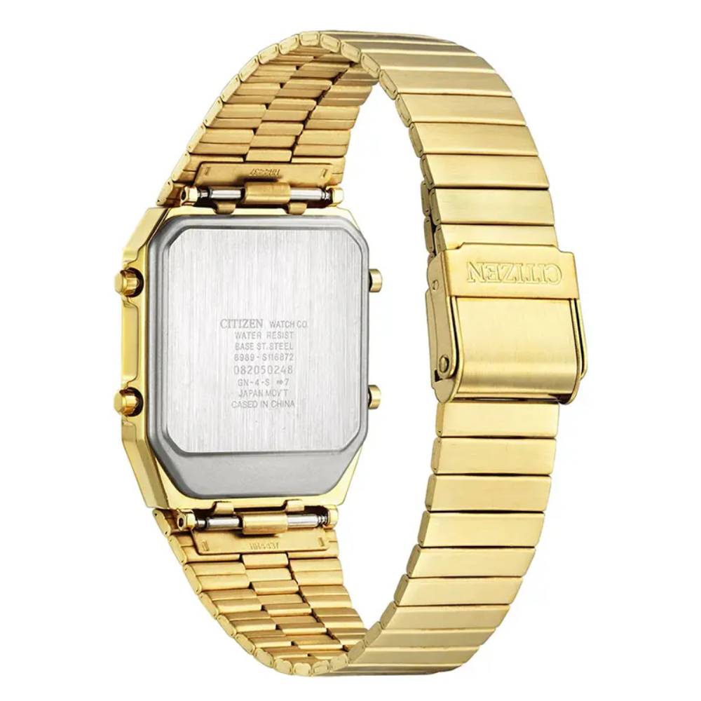 Citizen Ana-Digi Temp JG2103-72X Gold Tone Stainless Steel Watch