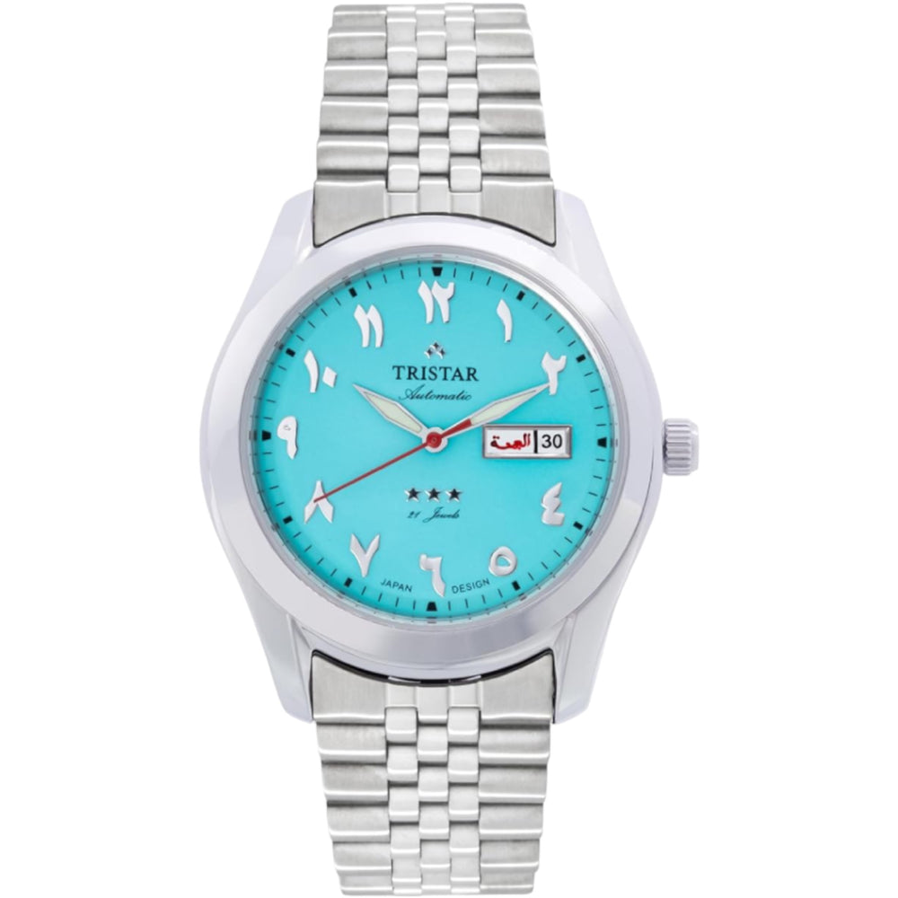 Tristar BA Series "Arabic Dial" BA33NMSSM03 Automatic Turquoise Blue