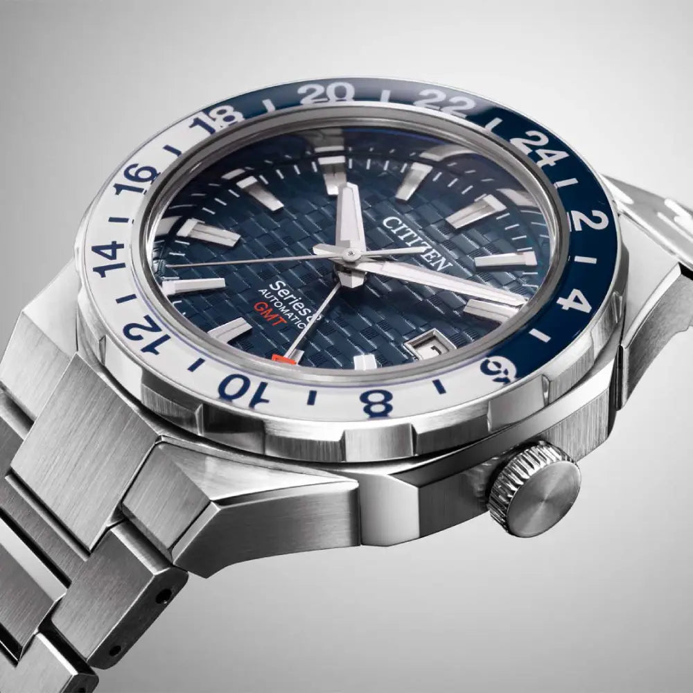 Citizen Series 8 NB6034-58L Automatic GMT Blue Dial Stainless Steel Men's Watch