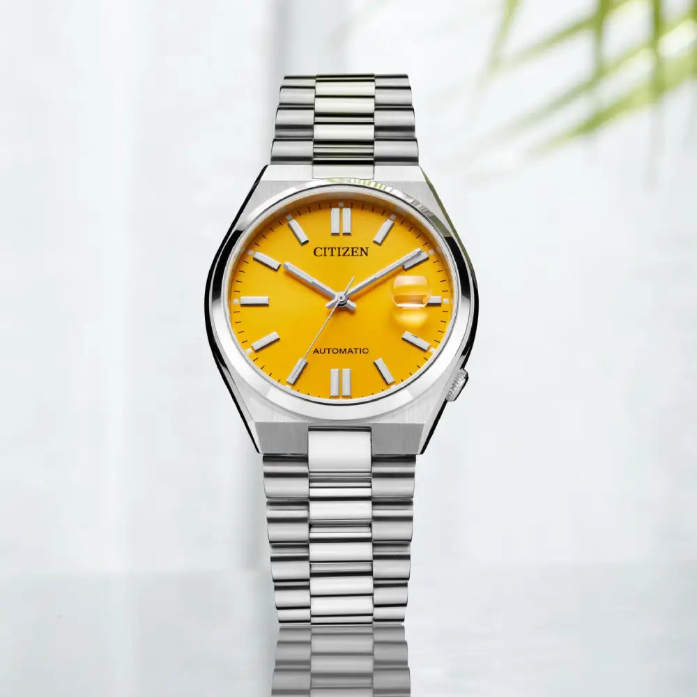 Citizen Tsuyosa NJ0150-81Z Yellow Dial Automatic Stainless Steel Watch