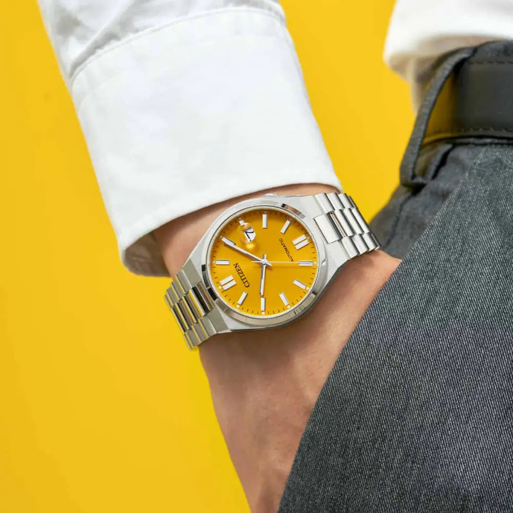 Citizen Tsuyosa NJ0150-81Z Yellow Dial Automatic Stainless Steel Watch