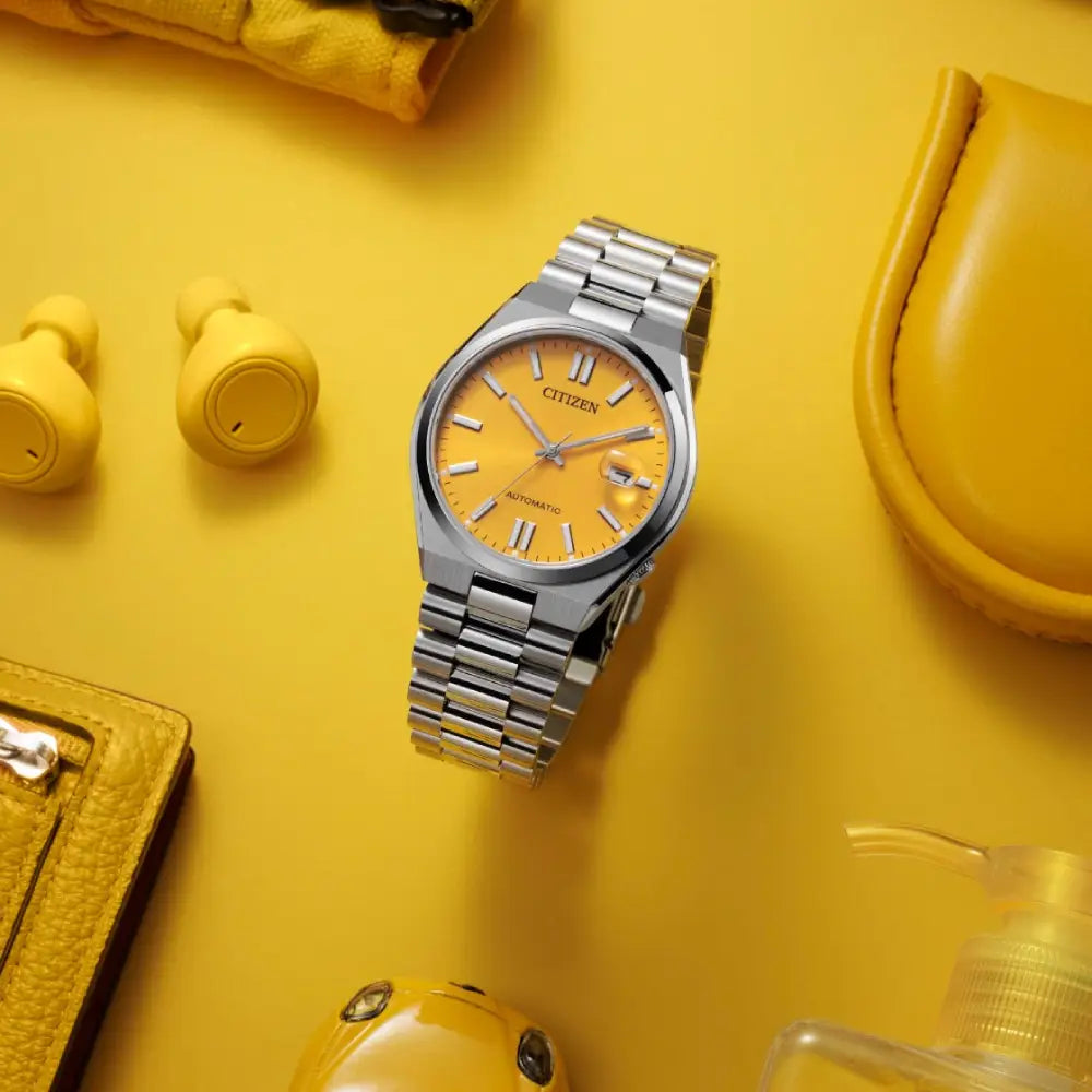 Citizen Tsuyosa NJ0150-81Z Yellow Dial Automatic Stainless Steel Watch