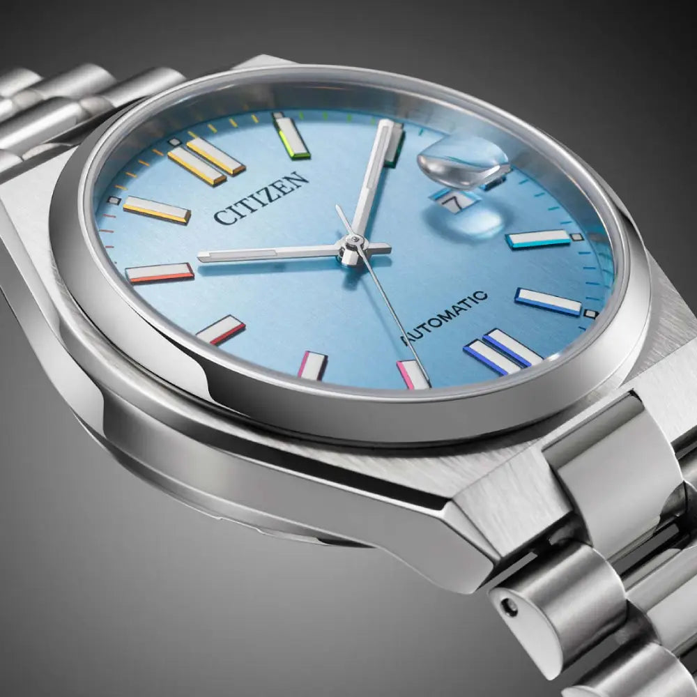 Citizen Tsuyosa NJ0151-53L Turqoise Rainbow Dial Automatic Stainless Steel Watch