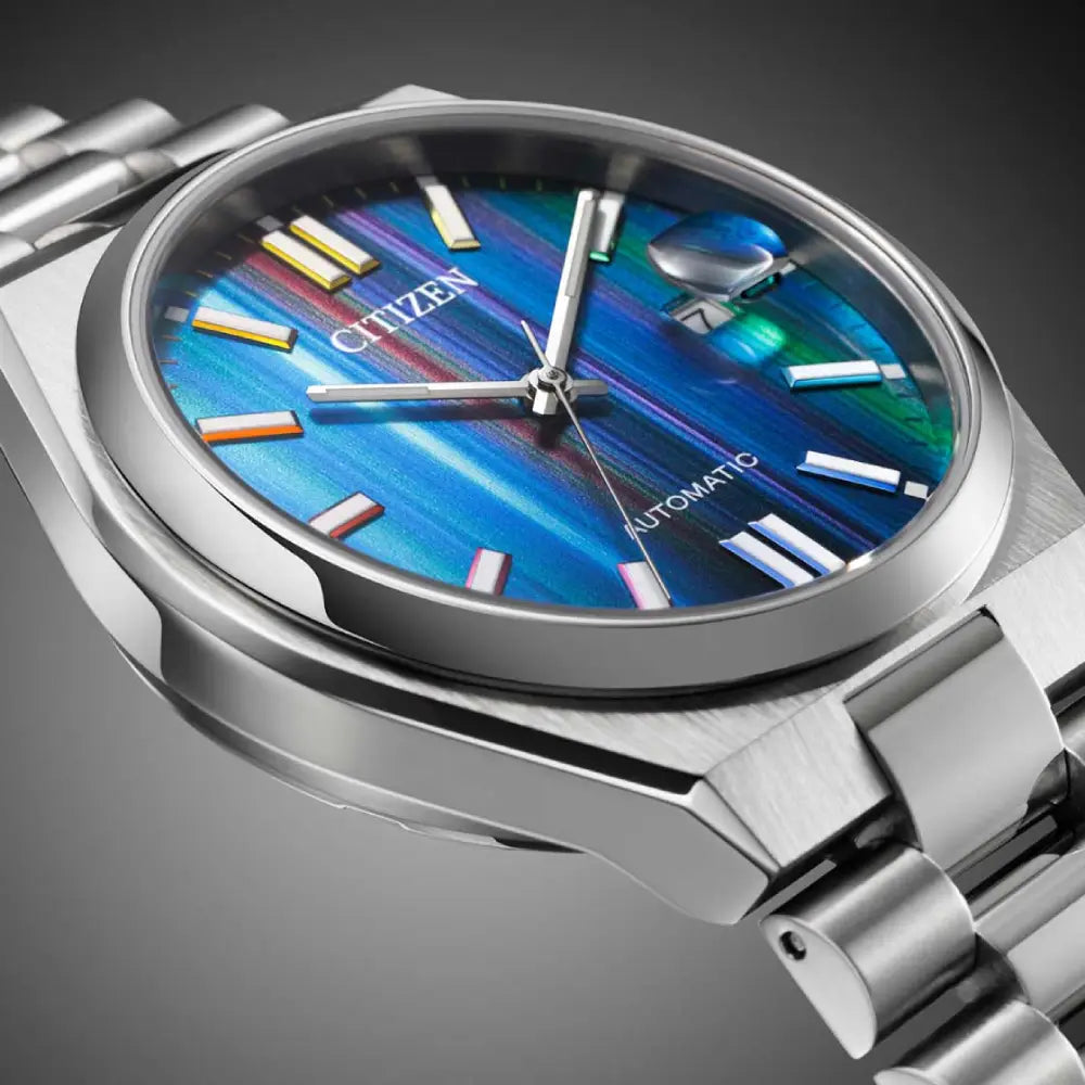 Citizen Tsuyosa NJ0151-53W Automatic Blue Multicolour Dial Stainless Steel Men's Watch
