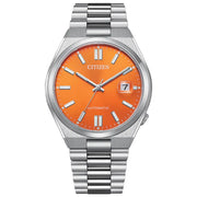 Citizen Tsuyosa NJ0151-88Z Automatic Orange Dial Stainless Steel Men's Watch