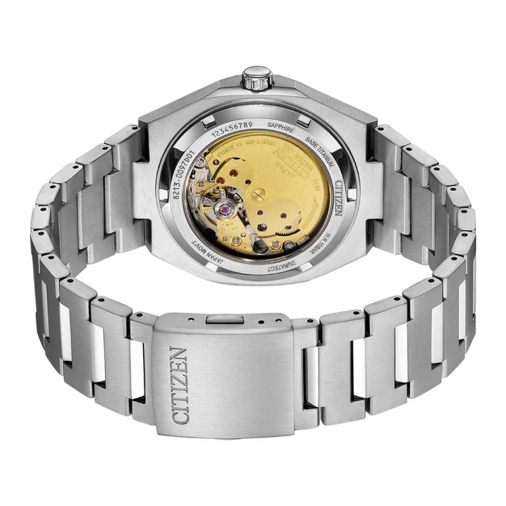Citizen Zenshin NJ0180-80M Super Titanium Automatic Turquoise Dial Men’s Watch
