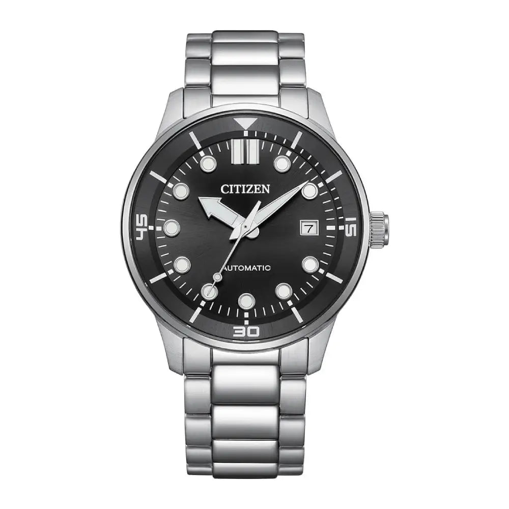 Citizen NJ0191-83E Automatic Black Dial Stainless Steel Men’s Watch