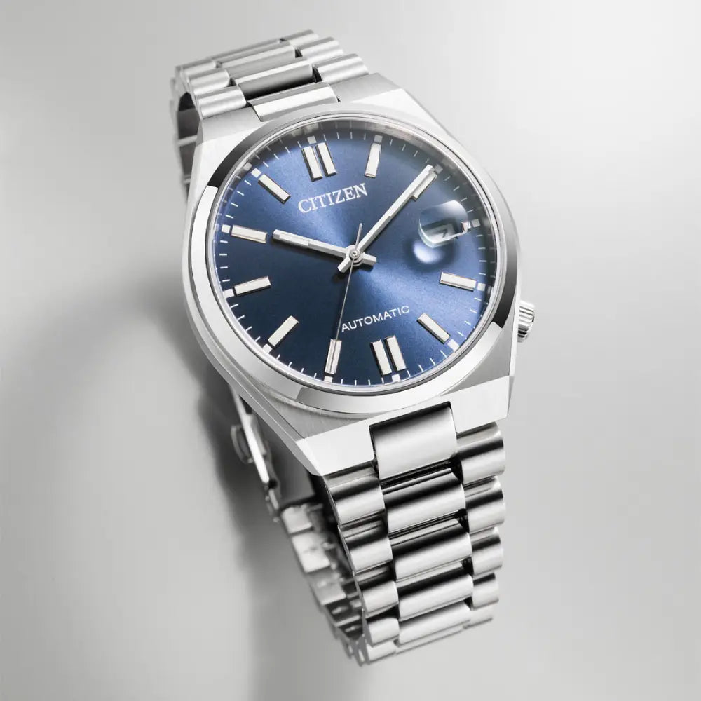 Citizen Tsuyosa NJ0200-50M Automatic Blue Dial Stainless Steel Watch - 37mm