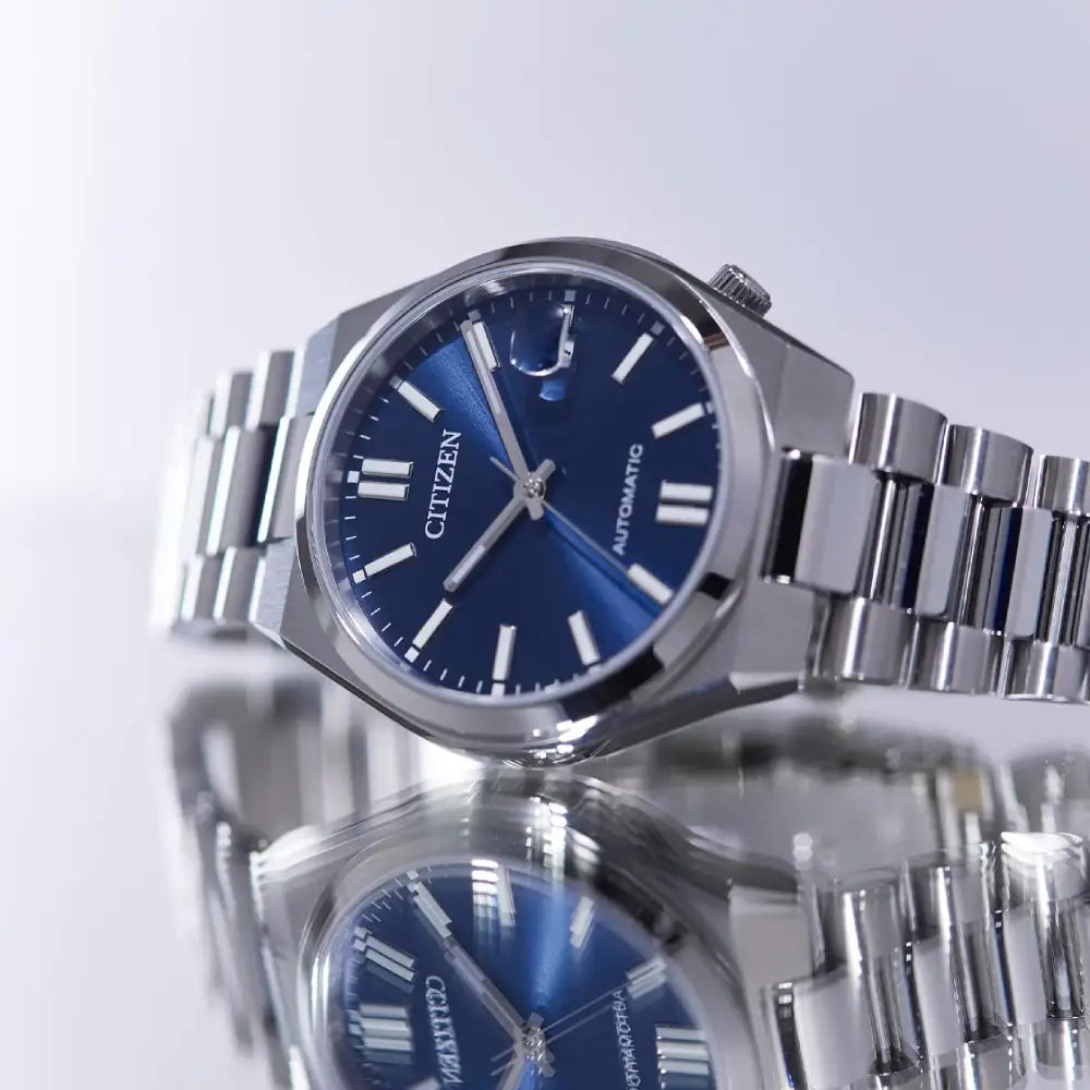 Citizen Tsuyosa NJ0200-50M Automatic Blue Dial Stainless Steel Watch - 37mm