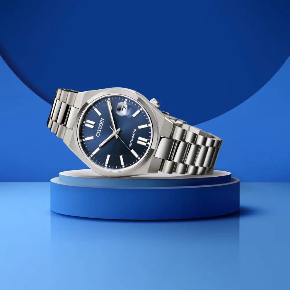 Citizen Tsuyosa NJ0200-50M Automatic Blue Dial Stainless Steel Watch - 37mm