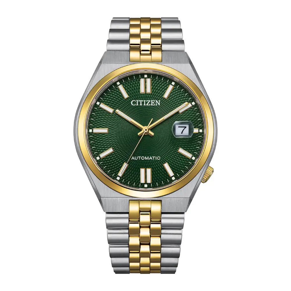 Citizen Tsuyosa 60 NK0024-54X Automatic Green Dial Two-Tone Stainless Stee; Watch
