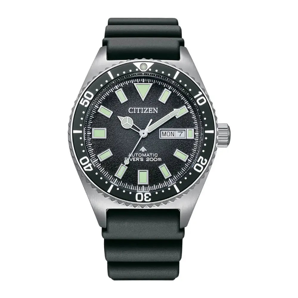 Citizen Promaster Marine NY0120-01E automatic diver watch with black dial