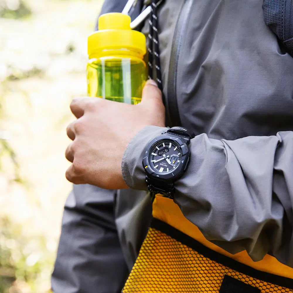 Casio PRO TREK PRJ-B001B-1DR Tough Solar Bluetooth Outdoor Watch with Cloth Bungee Band