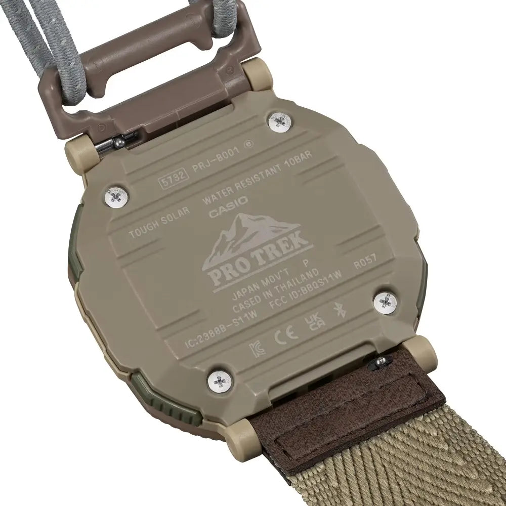 Casio Pro Trek PRJ-B001B-5D Tough Solar Bluetooth Beige Green Outdoor Watch – view 6