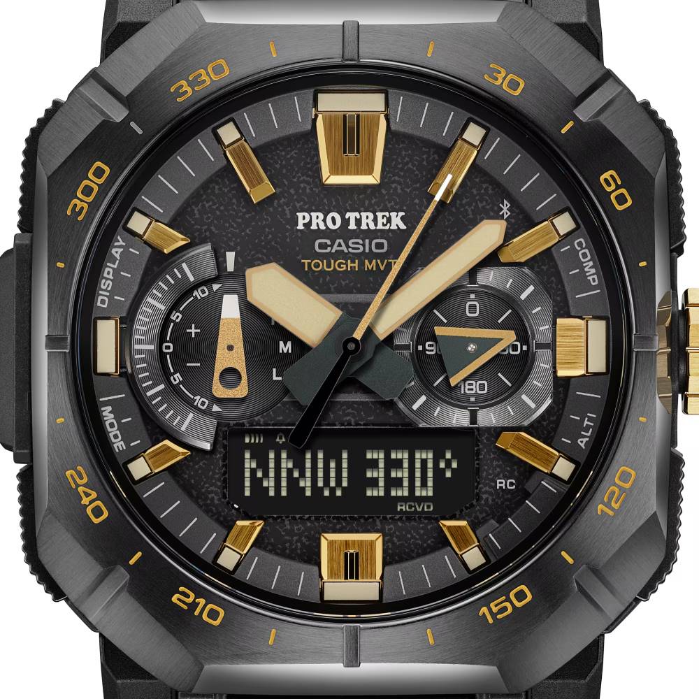 Casio Pro Trek PRW-B1000-5DR Tough Solar Bluetooth Rubber Strap Outdoor Watch