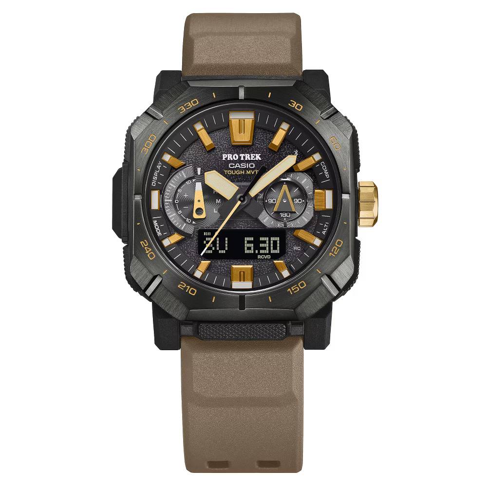 Casio Pro Trek PRW-B1000-5DR Tough Solar Bluetooth Rubber Strap Outdoor Watch