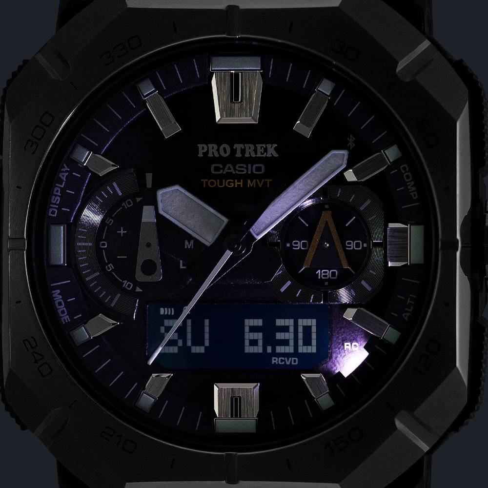Casio Pro Trek PRW-B1000-1DR Tough Solar Bluetooth Rubber Strap Outdoor Watch
