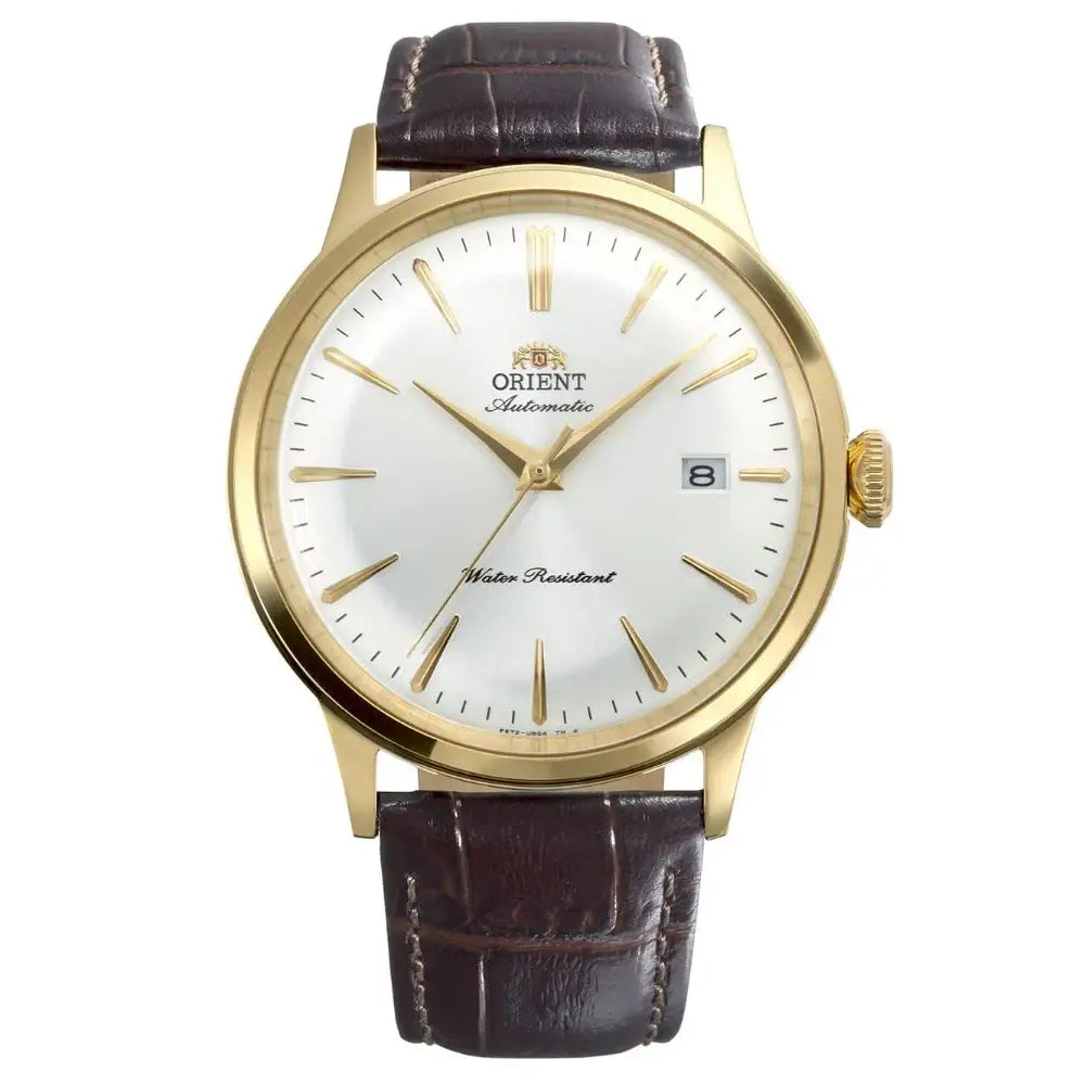Orient Bambino RA-AC0028S Automatic White Dial Brown Leather Strap Men’s Watch