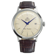 Orient Bambino RA-AC0033Y Automatic Ivory Dial Brown Leather Strap Men's Watch