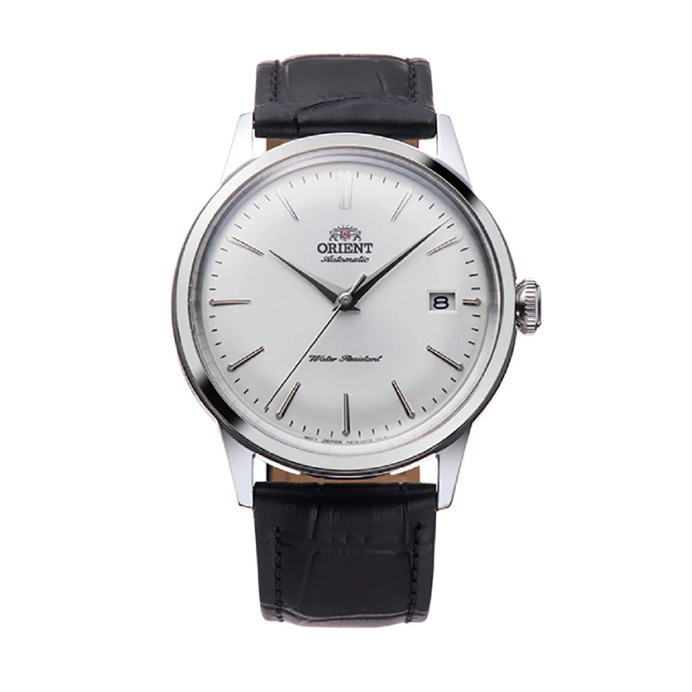 Orient Bambino 38 RA-AC0M03S Automatic White Dial Leather Strap Men’s Watch