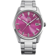 Orient Contemporary Stretto Date Limited Edition RA-AC0R07P Automatic Pink Sunburst Dial Stainless Steel Men's Watch