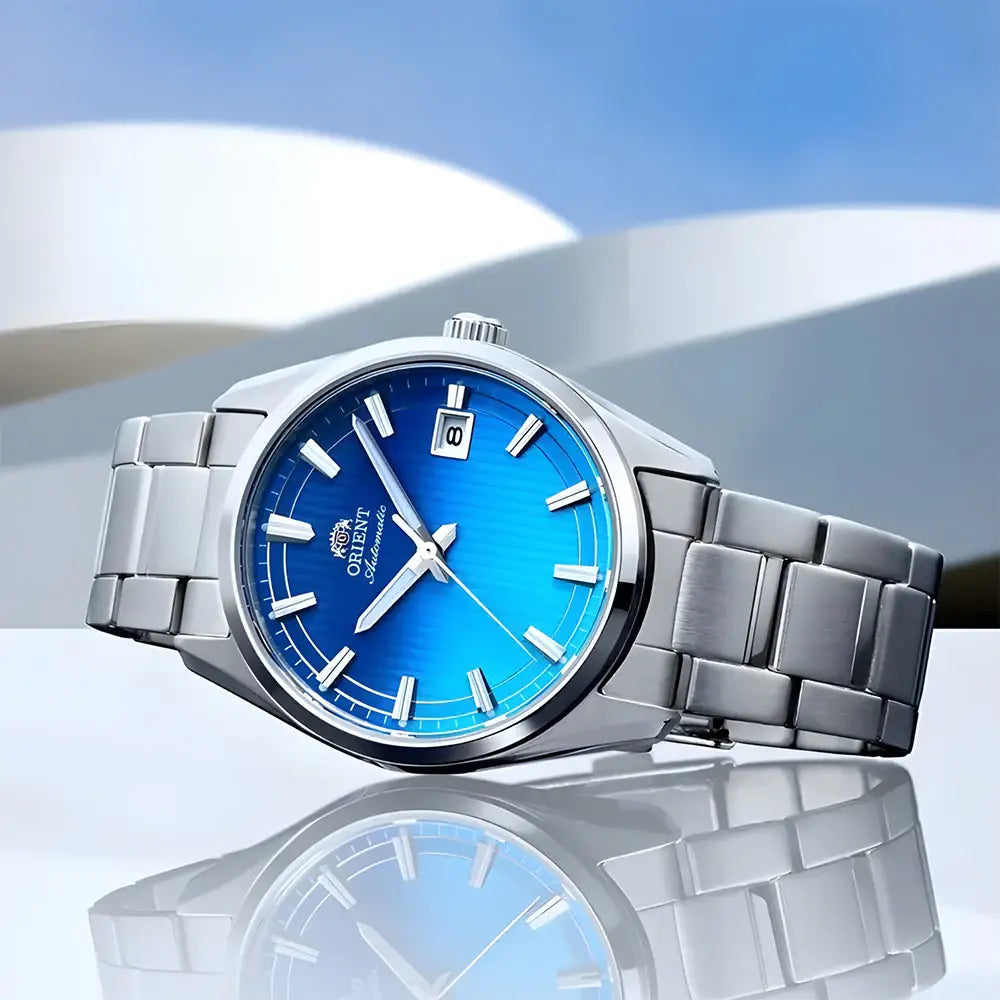Orient Contemporary Stretto Limited Edition RA-AC0R09L Automatic Blue Gradient Dial Stainless Steel Men's Watch