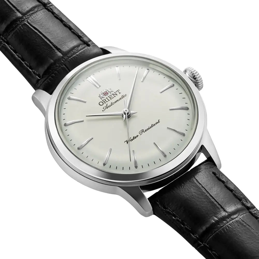 Orient Bambino 36 RA-BB0103S Automatic White Dial Leather Strap  Watch