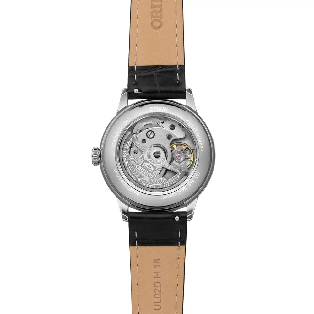Orient Bambino 36 RA-BB0103S Automatic White Dial Leather Strap  Watch