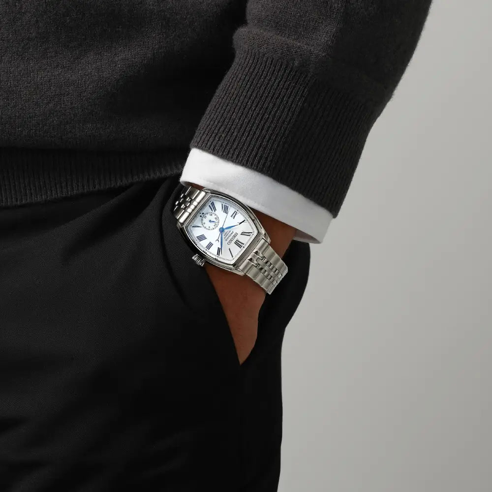 Seiko Presage Craftsmanship Series SART013 Automatic White Enamel Dial Stainless Steel Men’s Watch